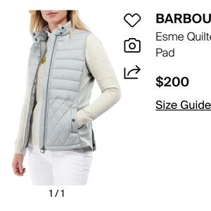 Barbour Quilted Vest - Soft Gray
